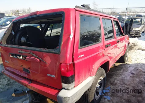 2000 Jeep Cherokee Sport z USA, uszkodzony, nr VIN 1J4FF48S2YL141744